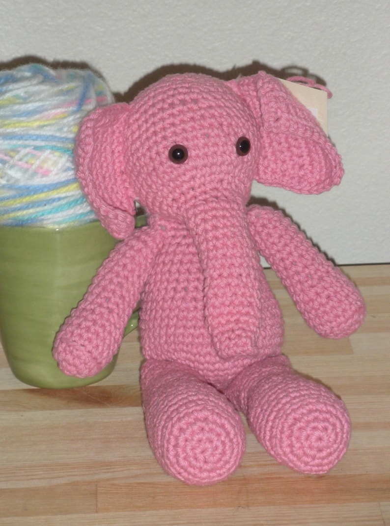 Handmade Crochet Elephant Etsy