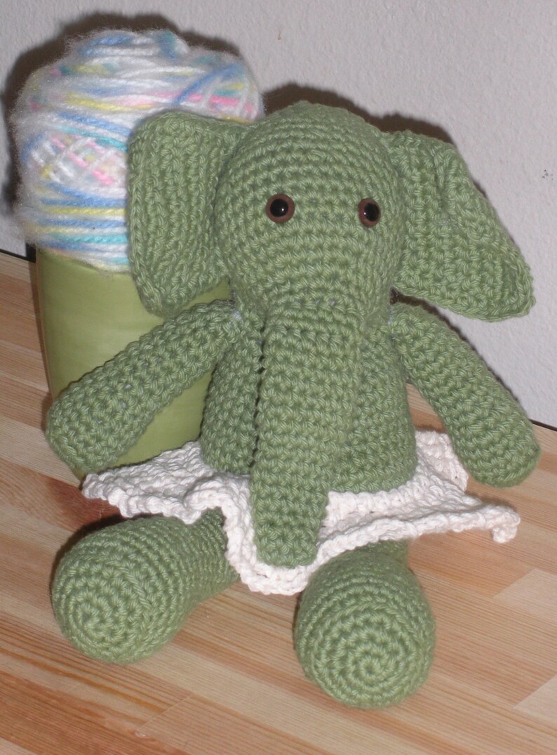 Handmade Crochet Elephant Etsy