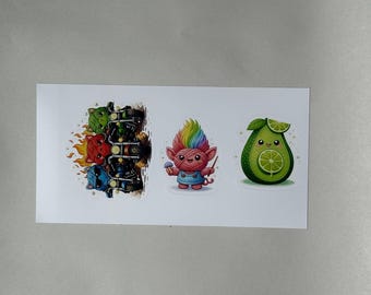 Gatos en bicicleta, troll y aguacate