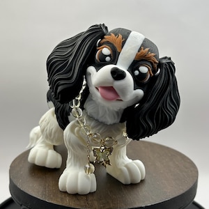 Dog - Cavalier King Charles Spaniel 3d Print - Brown, Tan & Tri Color