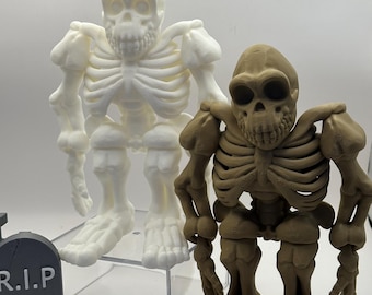 Bigfoot Skelton Flexi 3d Print- Articulated Flexi Animal
