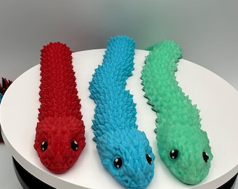 Snake 23" Improved - assorted colors - Flexi Articulating Animal