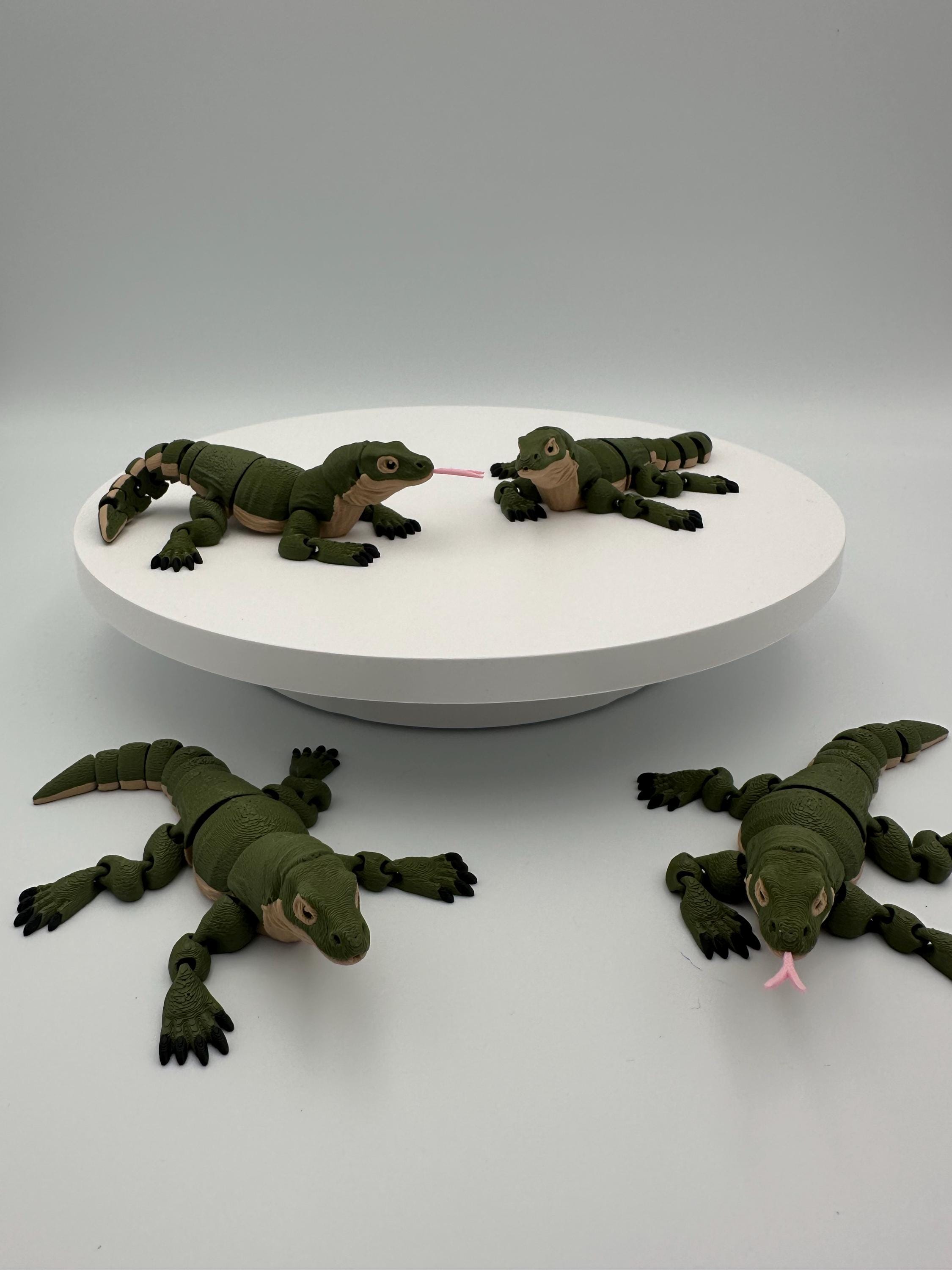 Komodo Dragon 3d Print - Flexi Articulating Animal - Etsy