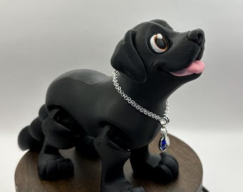 Dog - Labrador Retriever Dog  - 3d Print- Articulated Flexi Animal
