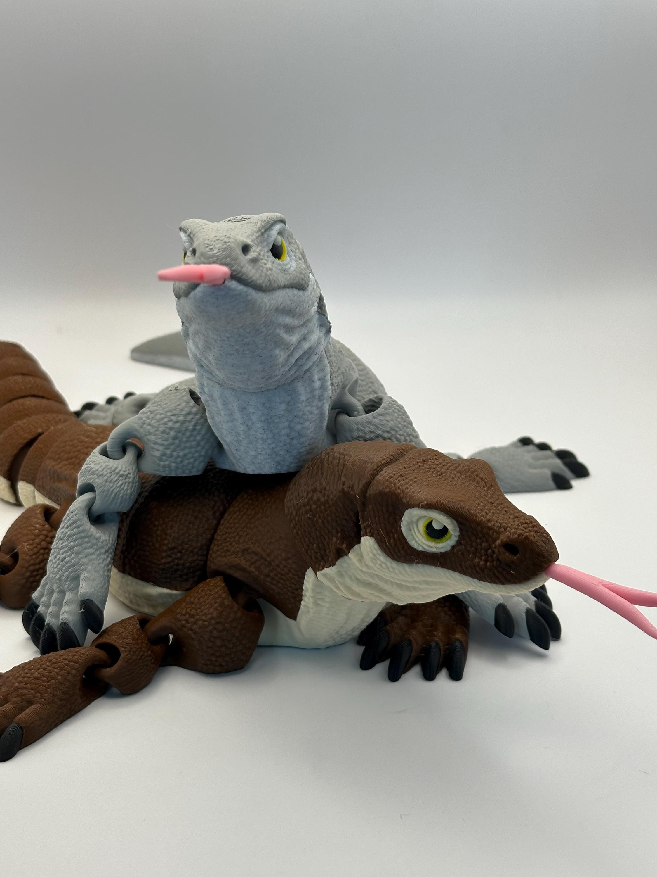Komodo Dragon 3d Print - Flexi Articulating Animal - Etsy