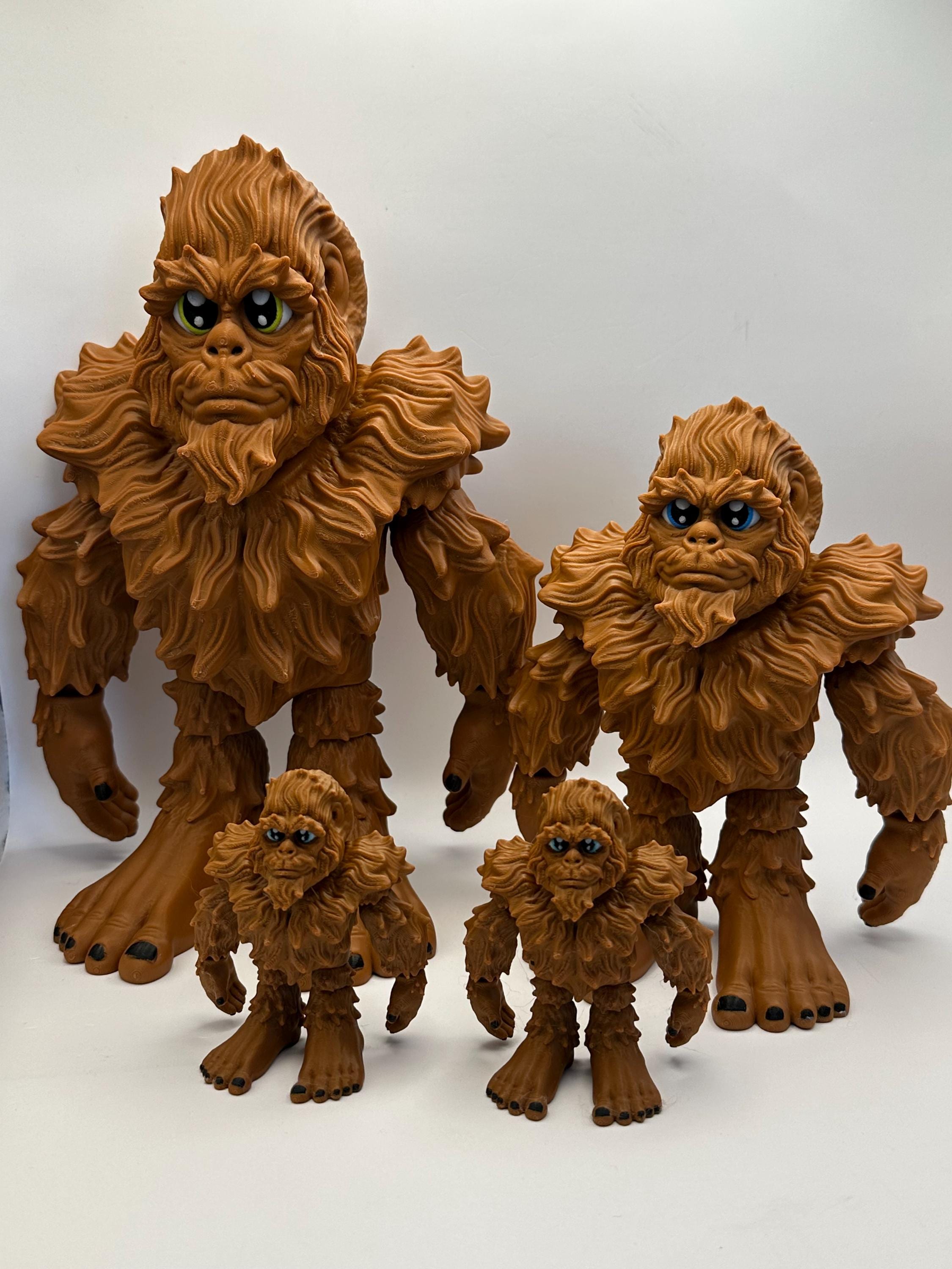 ラガ上手ver.BIGFOOT Bigfoot Sasquatch Figure – Flexi Articulating 3D Printed Animal - Etsy