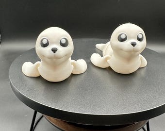 Seal Babies 3d prints- Articulated Flexi Animal
