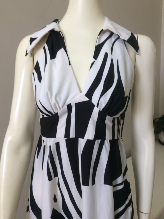 Original Vintage 60s 70s Dress, Tori Richards Maxi
