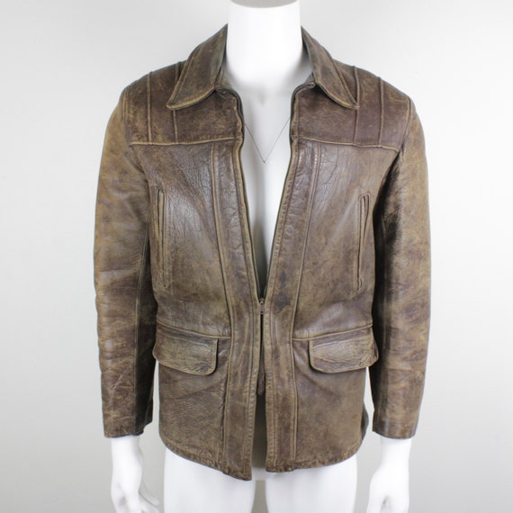 1940's Horsehide Leather Jacket by Windward Men's