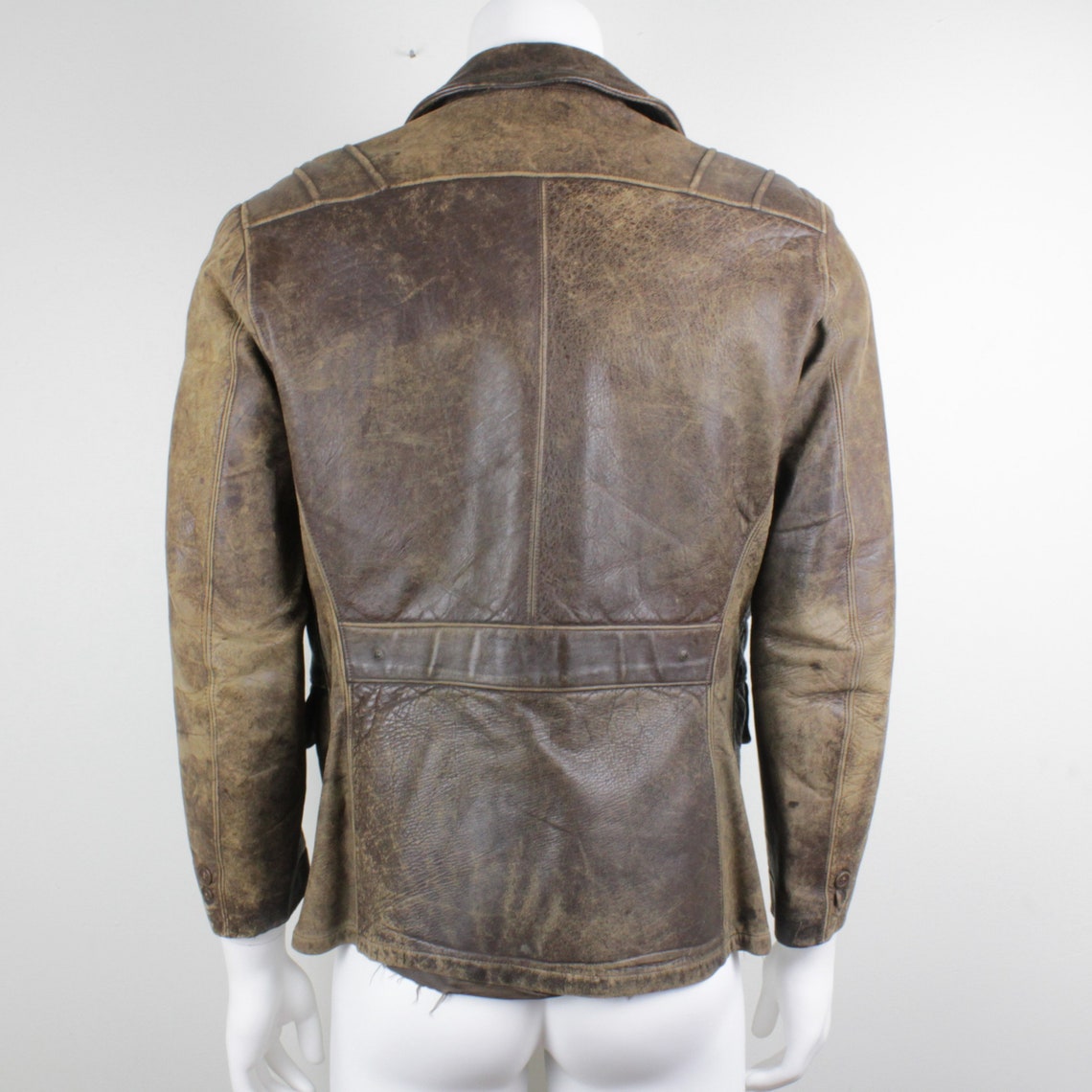 1940's Horsehide Leather Jacket by Windward Men's M Etsy