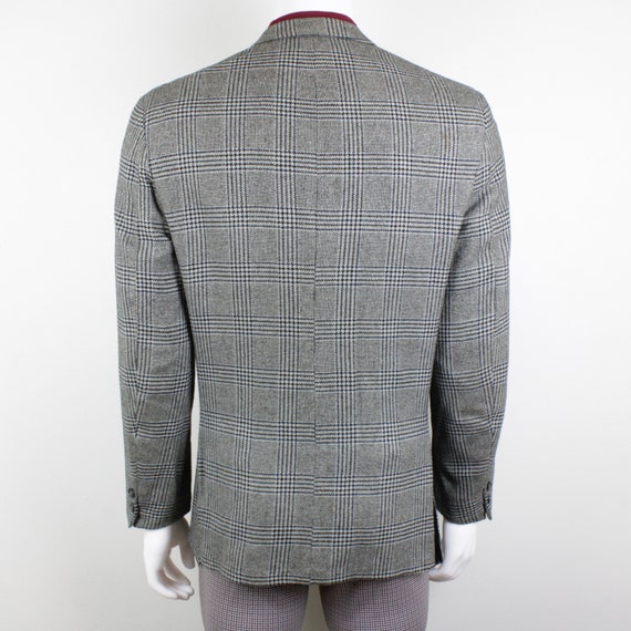 1950s Penneys Towncraft Windowpane Blazer Mens Gr… - image 3