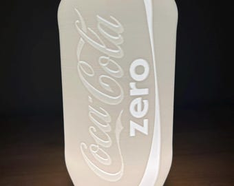 Lighted Coke Zero Can 3D Print Files (Digital Download Only)