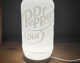 Lighted Diet Dr. Pepper Can 3D Print Files (Digital Download Only)