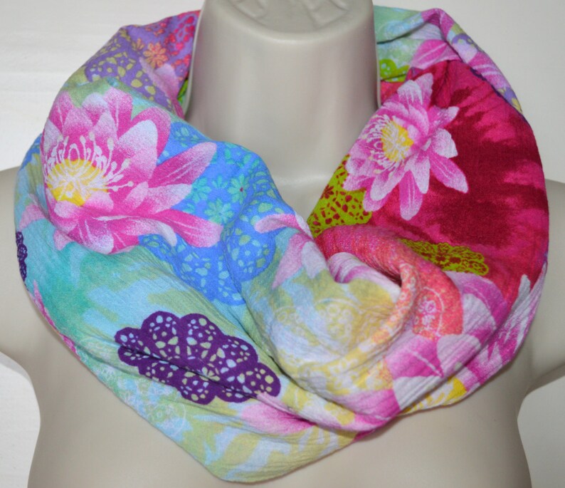 Snake print infinity scarf infinity loop women loop women Etsy