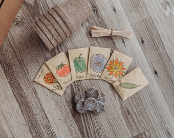 Gardening kits, gardening supplies, personalized gardening kits, craft kits, DIY gardening kit for kids
