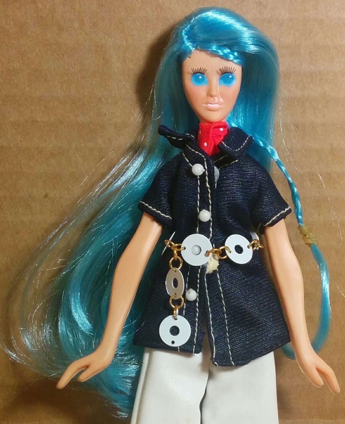 Ideal Fashion Flatsy Dale Doll Vintage 70s 2Piece Wet Look Etsy