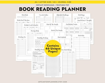 Ultimate Book Lover's Bullet Journal Bundle - Reading Planner & Tracker Kit