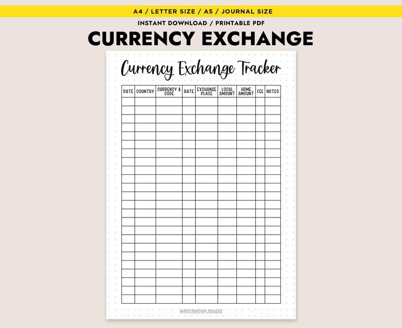 printable-currency-exchange-tracker-travel-finance-log-money-exchange