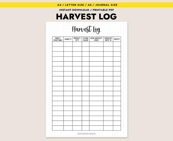 Vegetable Log Example Printable Vegetable Fertilizer Chart Printable Blank World