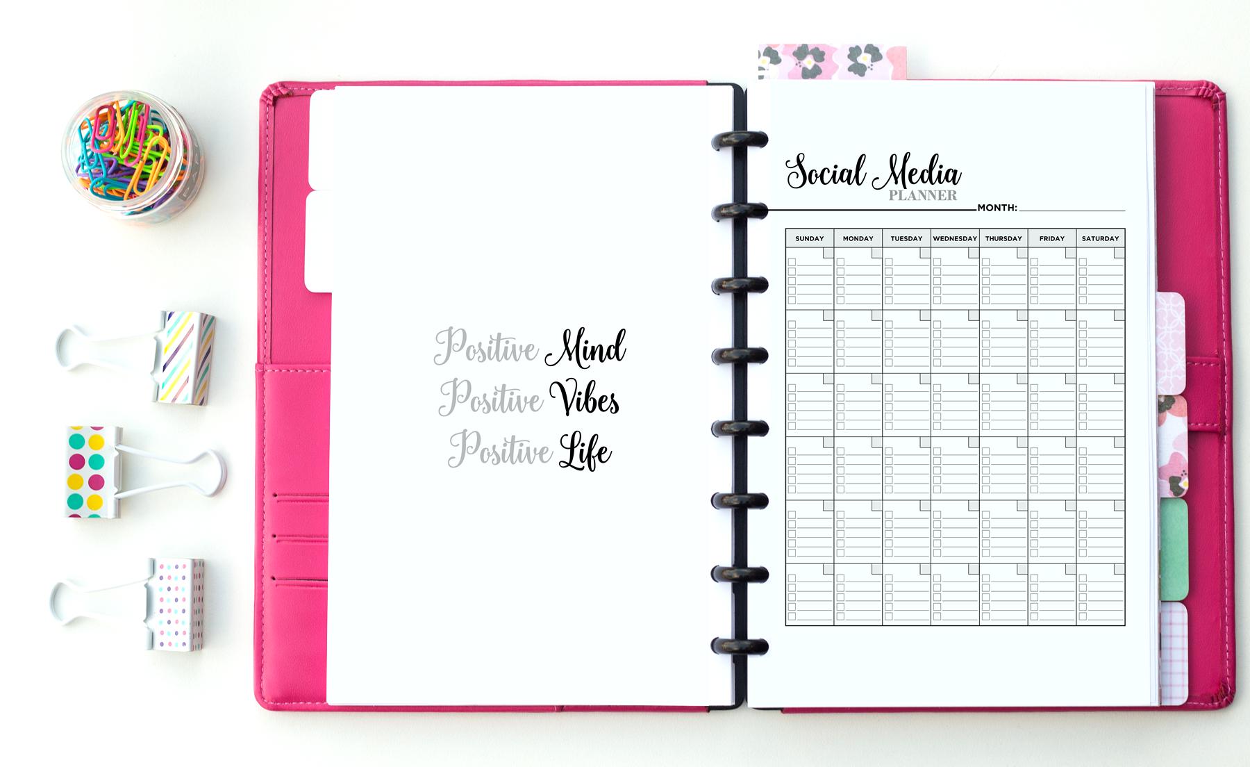 Small Business Planner Printable Home Business Planner Insert ...