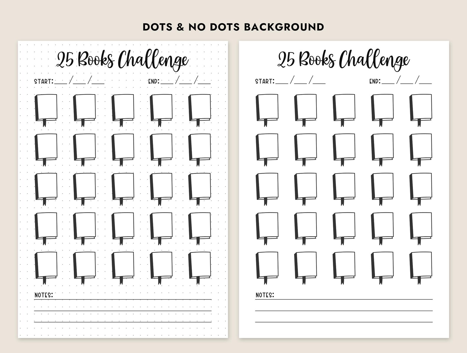 Reading Tracker Bundle Printable Journal Page Planner Book Reading Log ...