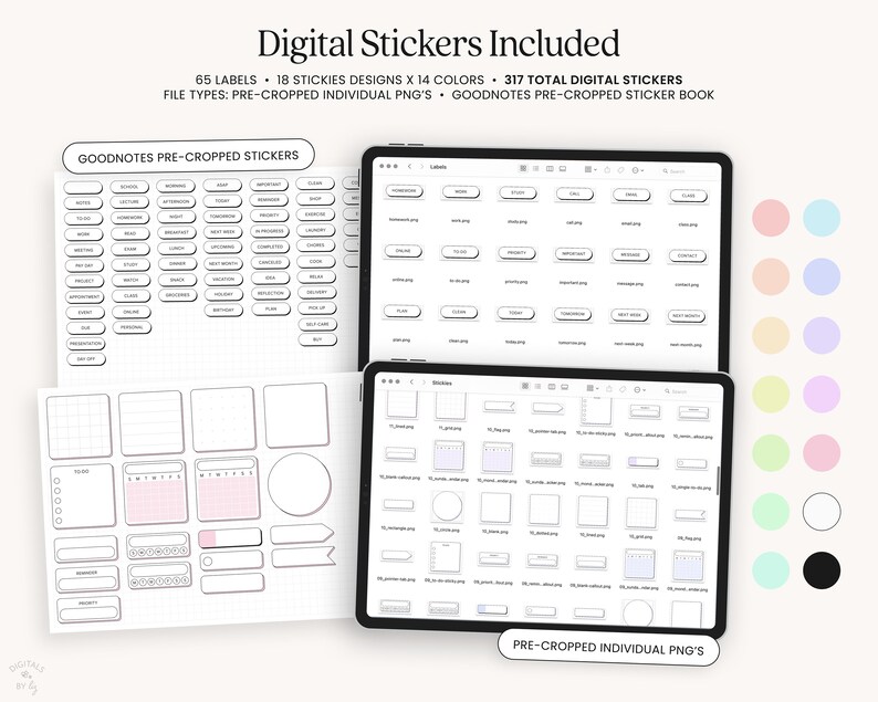 Mid Year Digital Planner 2023 2024 Goodnotes Planner Dated Etsy
