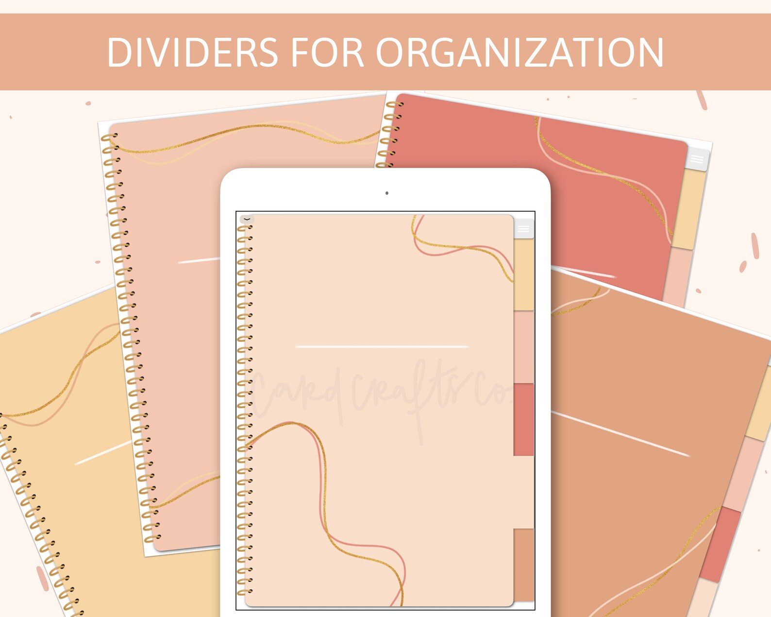 5 Subject Hyperlinked Digital Notebook Ipad Notability | Etsy