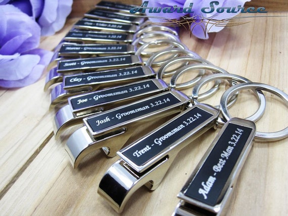 5 Wedding Favor For Men Groomsmen Gift Personalized Black Etsy