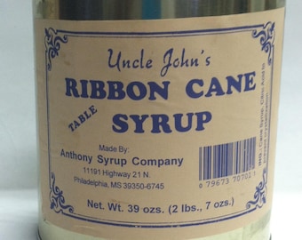 Uncle John's Ribbon Cane in a Metal 30 FL Ozs Can Weight 2lb 70z
