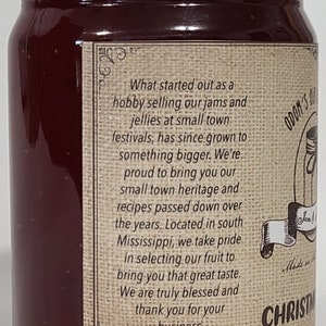 Christmas Jam in Glass 16 oz Jar image 3