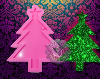 Weihnachtsbaum Schlüsselanhänger Mould Epoxidharz Polymer Clay Silikonform (vorrätig)