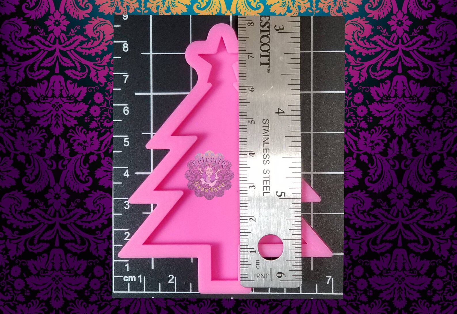 Christmas Tree Keychain Mold Epoxy Resin Polymer Clay Silicone Etsy