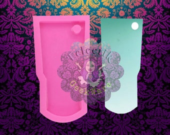Tumbler Resin Silicone Mold with Keychain Hole