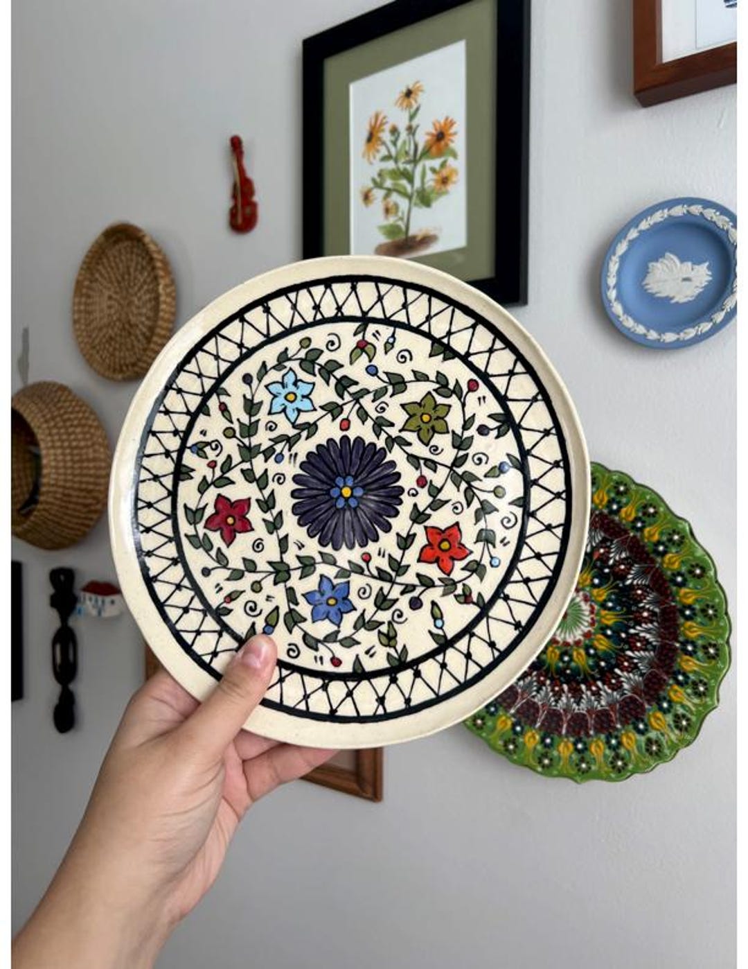 Palestinian Plate Palestine Inspired Ceramic Decorative Plate - Etsy