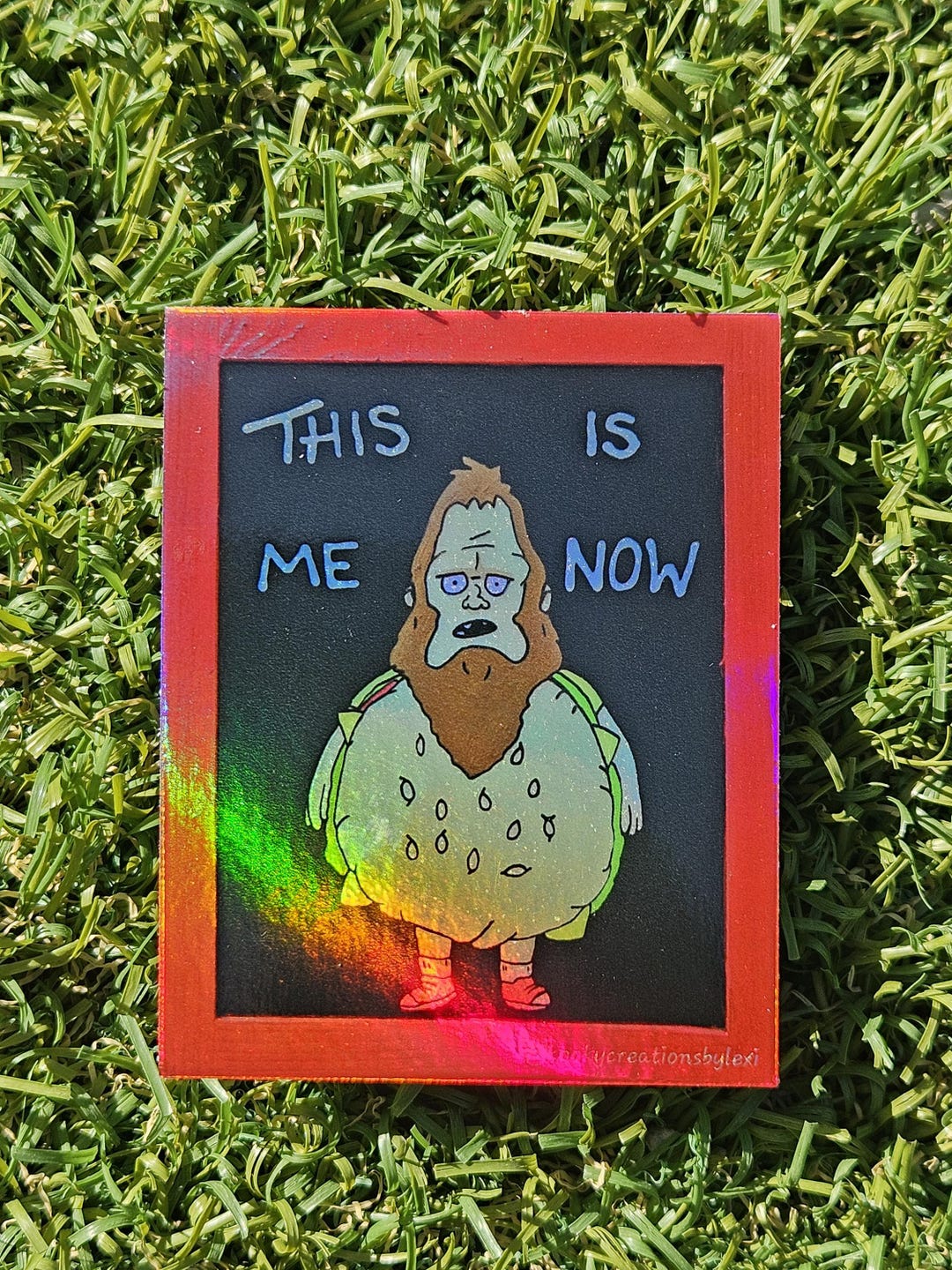 Beefsquatch Sticker: Holographic Waterproof Bobs Burgers Fanart - Etsy