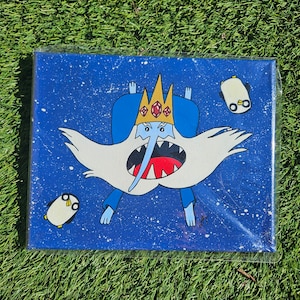 Frosty Prince 8x10inch handpainted adventure time inspired fanart.
