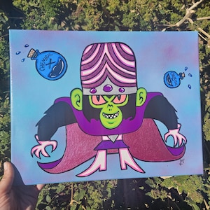 My Mojo So Dope 11x14inch Power Puff Inspired Mojo JoJo fanart painting.