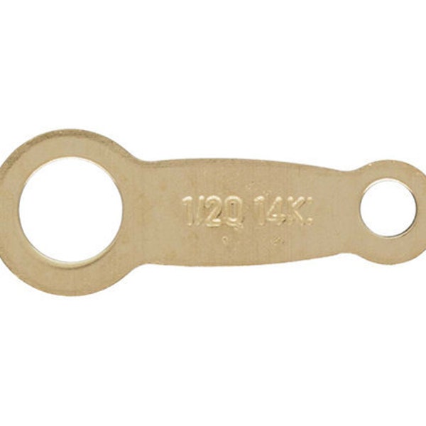 Japanese Quality Tag, 14k gold filled. Made in USA. #4003780J