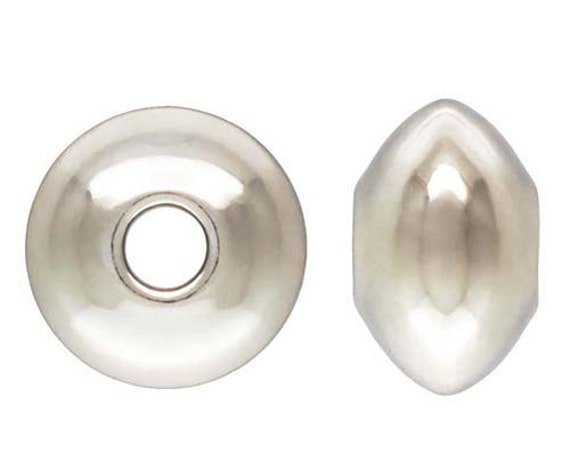 Sterling Silver #5001202S Made in USA 2.0mm Stardust Bead 0.9mm Hole