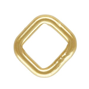 Square Jump Ring 20.5ga (.76x4.0x4.0mm), 14k gold filled. Made in USA. #4004460SQC