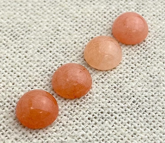 Orange Jasper Circle Cabochon