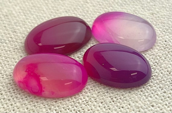 Rose Banded Agate Oval Cabochon