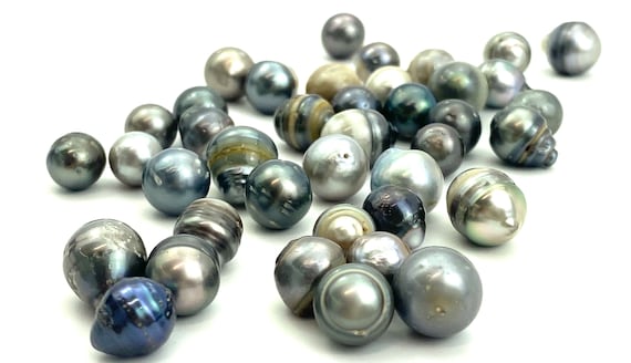 Bag of 100 Tahitian Pearls, Only 1.99 each -  100 pcs Wholesale Pearls, 7-11mm  (LOT 99) Cheap Pearls,