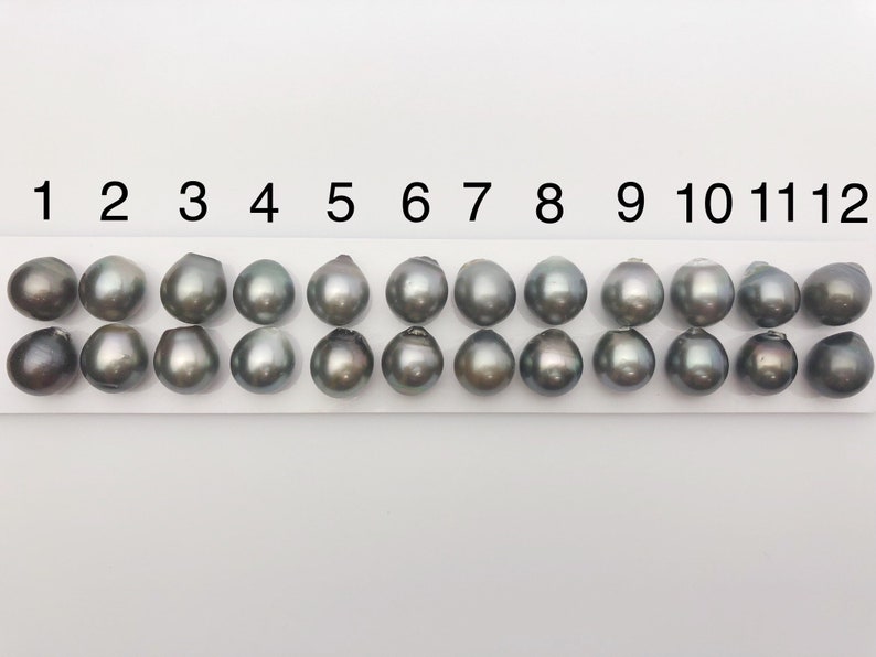 211 13mm Tahitian Loose Matched Pearls Drop