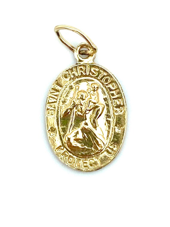 Saint Christopher Charm , Sku#1732-C