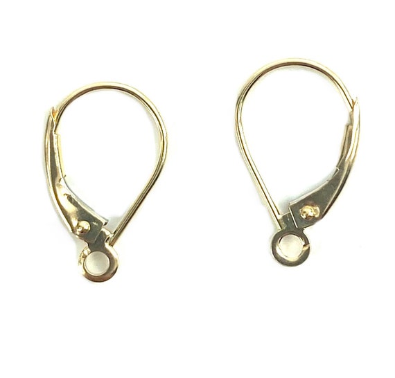 14K Lever Back Ear Wire, Sku#11-29-234