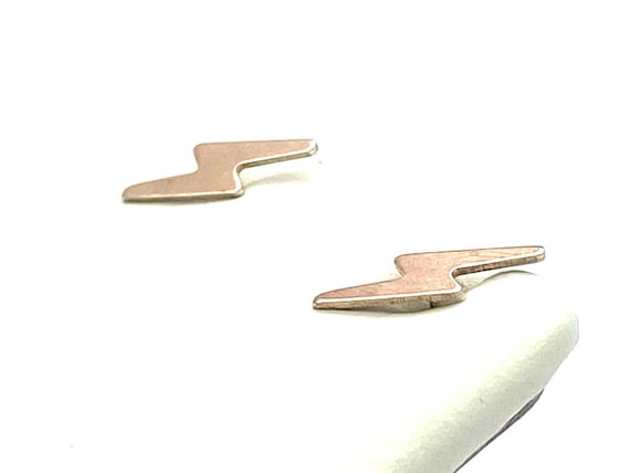 14KRGF Lightning Studs , Sku#203R-4