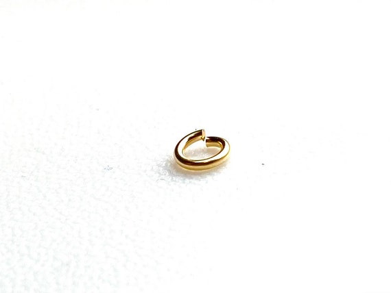 14KGF Jump Ring C&L 19ga (0.89x4.8mm), Sku#4004497