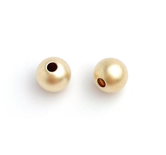 14k Gold Filled 5mm Sandblast Bead