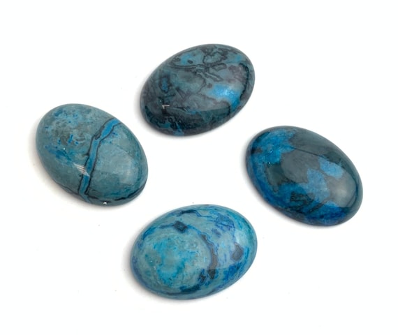 Blue Agate Oval Cabochon Sku#M2135